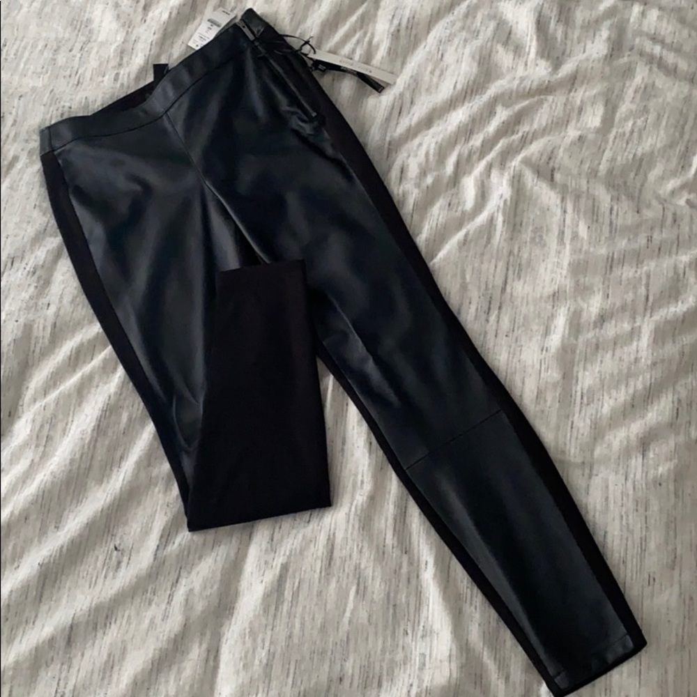 WHBM Vegan leather pants NWT